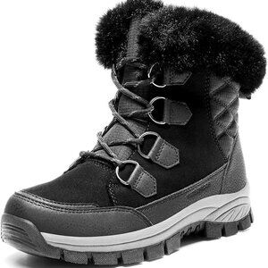 DREAM PAIRS Waterproof Snow Boots for Women, Faux Fur Cozy Warm Insulated Winter